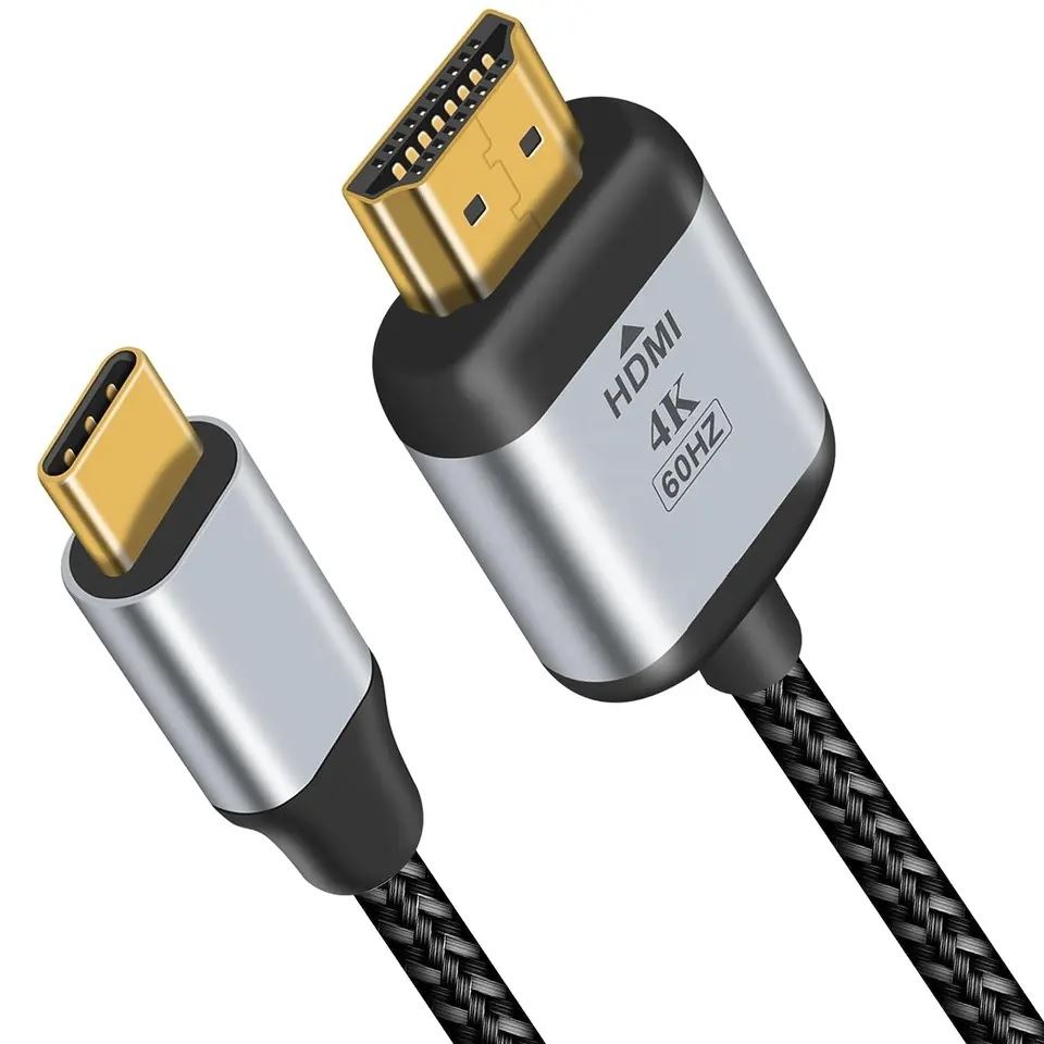Cable Tipo C a HDMI 4K 60Hz Trenzado para Windows MacBook